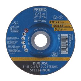 PFERD DUODISC E 125-2.8 A46 P PSF-INOX